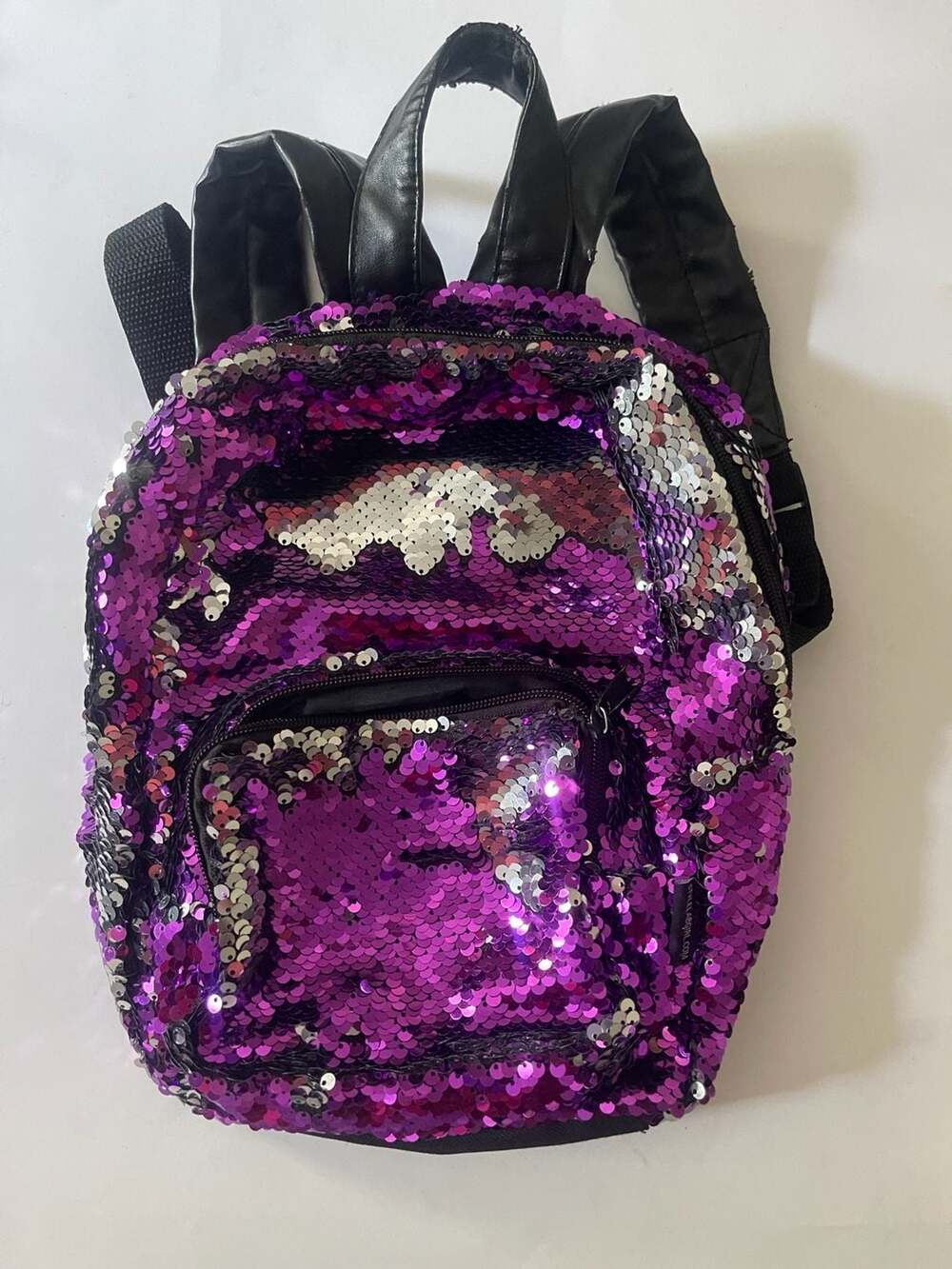 Style.Lab by Fashion Angels Magic Sequin Mini Backpack Purple/Silver